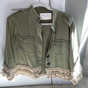 Zara green jacket